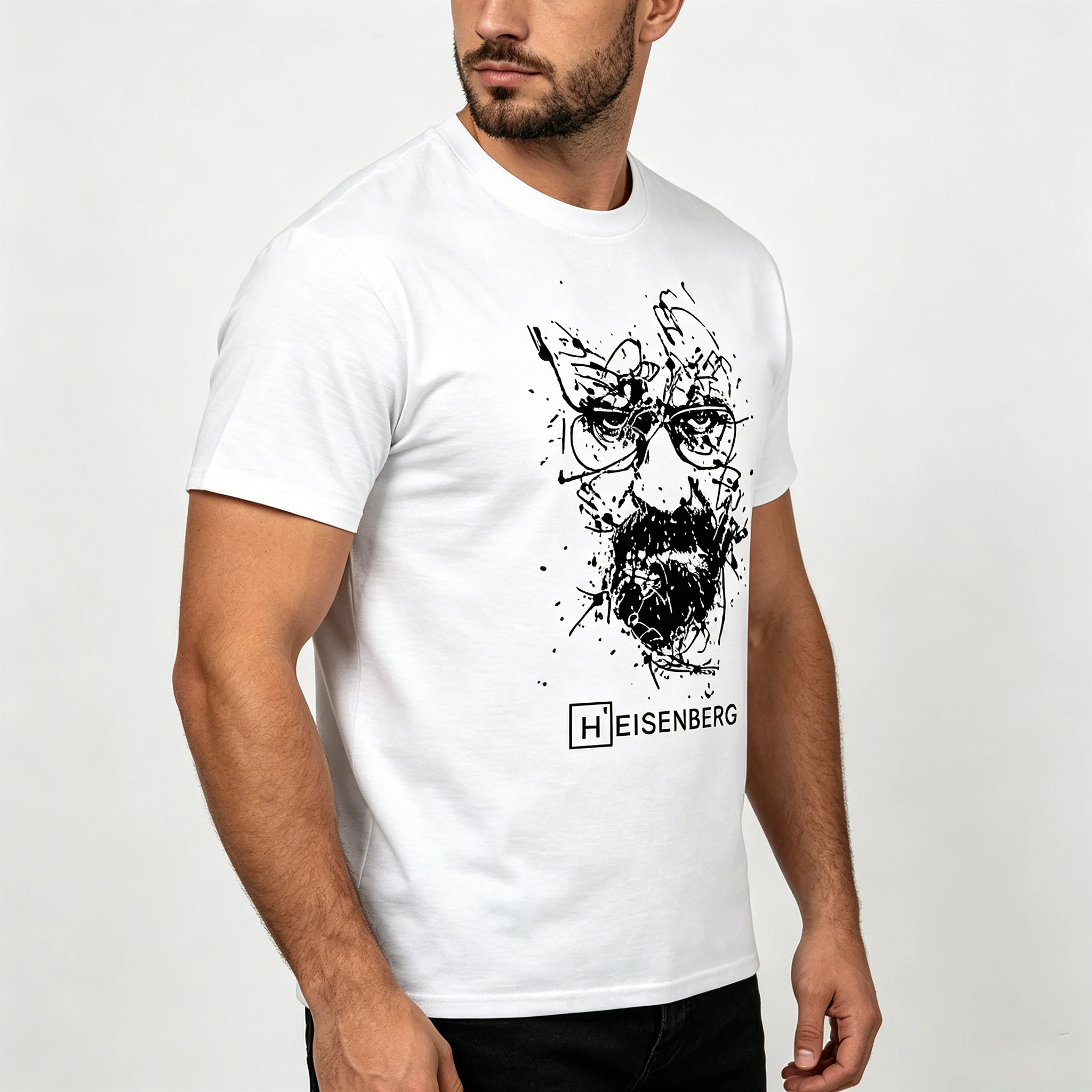 summer  New Fashion Heisenberg Breaking Bad T Shirts Men   Cotton Cool  Camisetas Hombre Men Tee Short Sleeve Tops