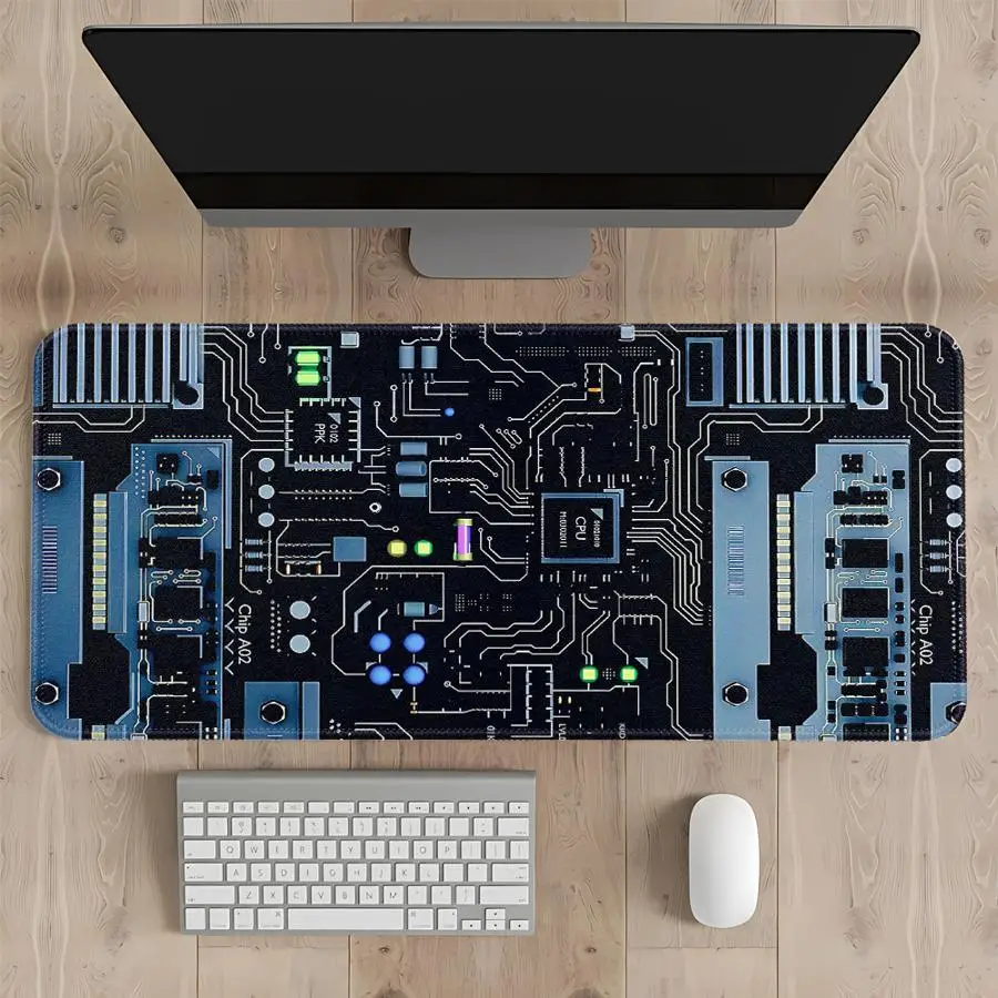 

Circuit Board overlock Mouse Pad office Pad Computer Laptop Pad Keyboard Mouse Pad Desk accessories Game Console Pad