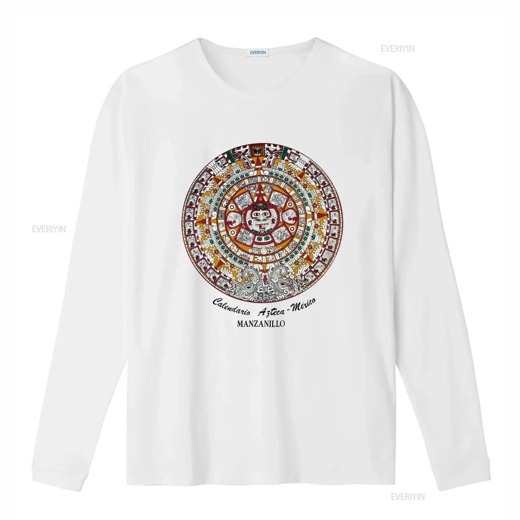 Vintage 90s Aztec Mexico White Art T Shirt vintage Washed Slightly designer clothes fashion Versatile Stylish