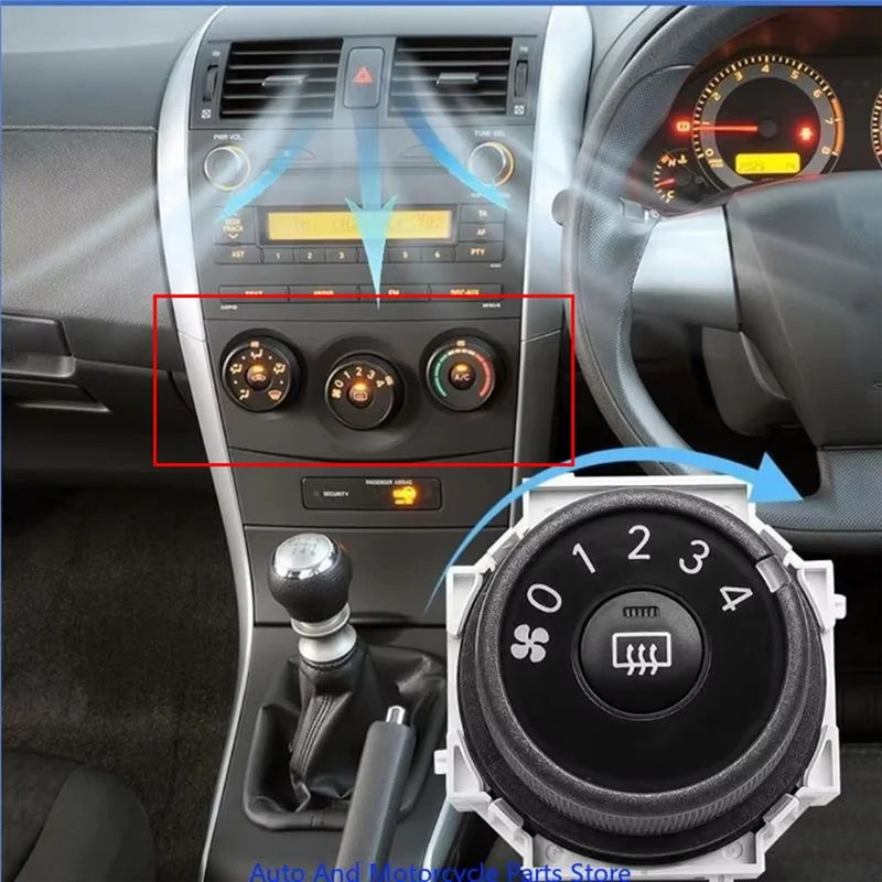 【البيع الساخن】3 قطعة مفتاح وضع التحكم في المناخ لتكييف الهواء لتويوتا كورولا 2009-2013 مصفوفة 2009-2010 55902-02030 55903-0209