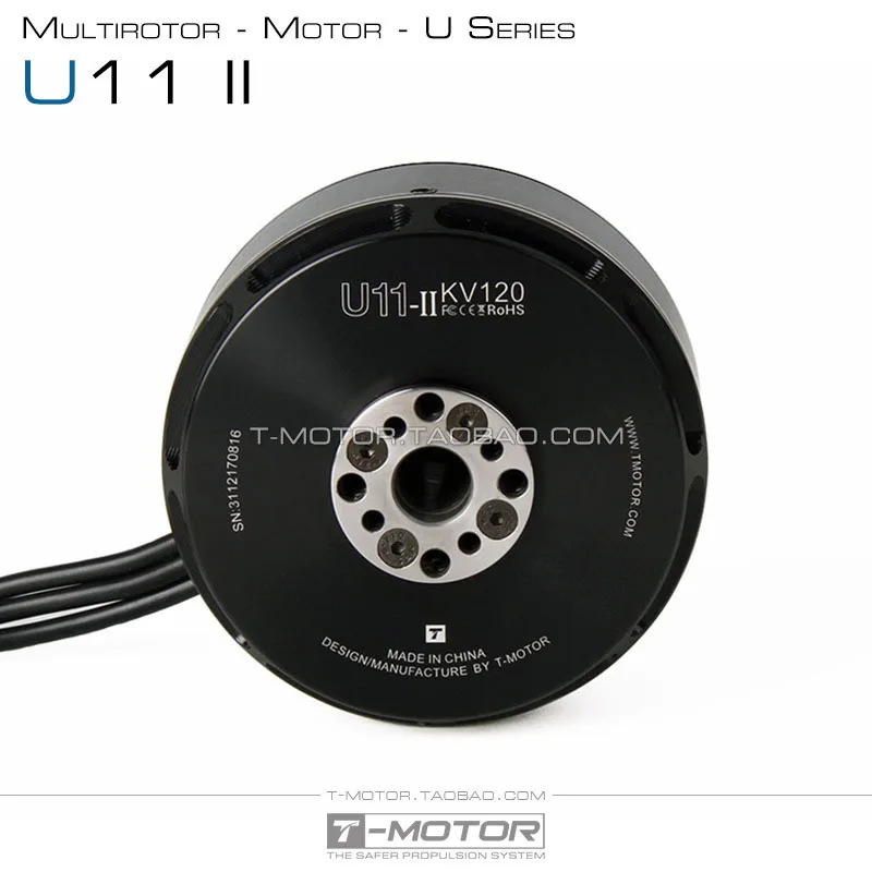 

Мотор TMOTOR U11 II kv120 для мультироторных моделей самолетов, водонепроницаемый и пылезащищенный, 26 дюймов