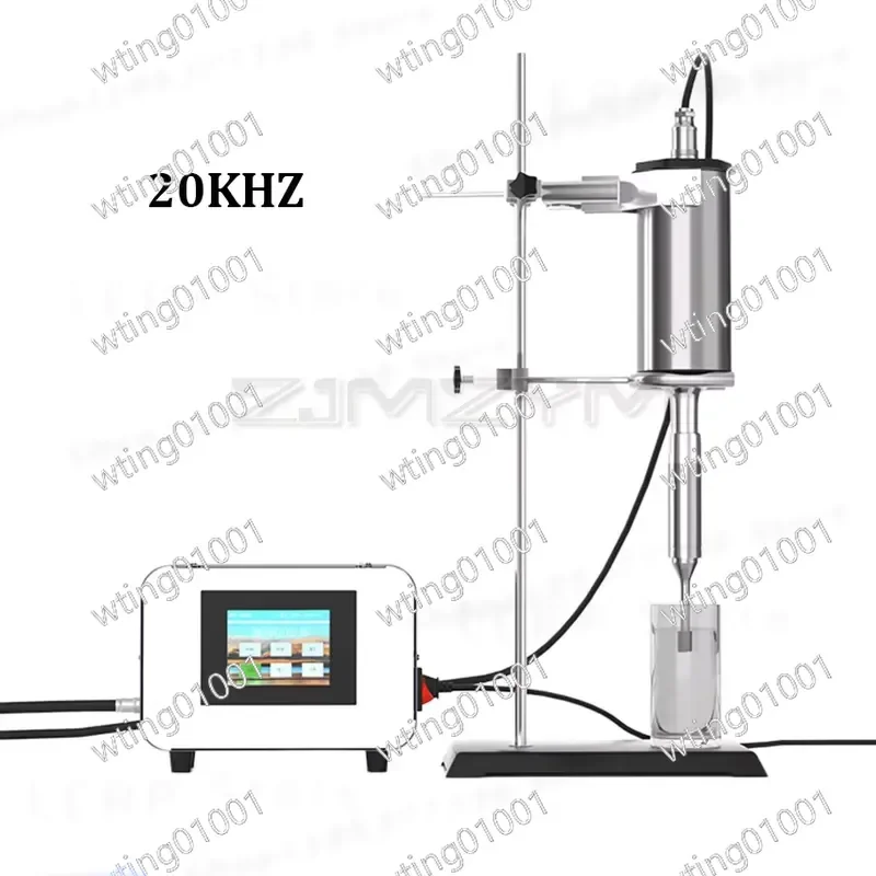 20KHZ 1000W Ultrasonic Homogenizer for Liquid Emulsification Dispersion Processor with 2000mL Processing Capacity