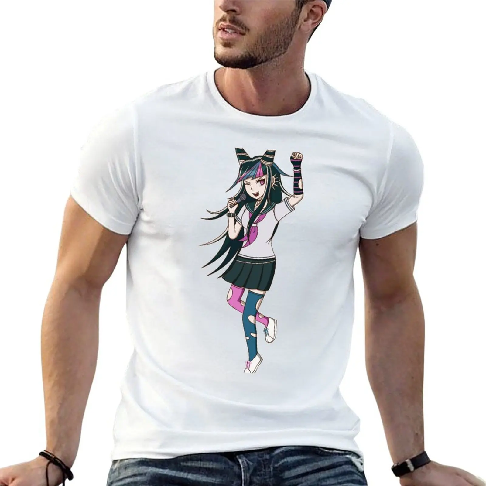 

Ibuki Mioda T-Shirt t shirt for man t shirt man plain t shirt men 100% cotton luxury brand T-shirt