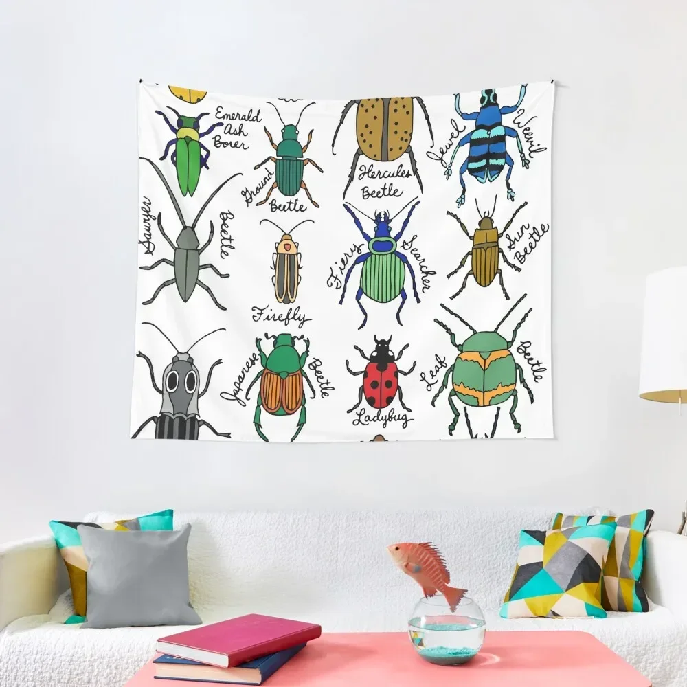 

Beetles || Bugs || Insects || Pattern Tapestry Decoration Bedroom Wallpaper Tapestry