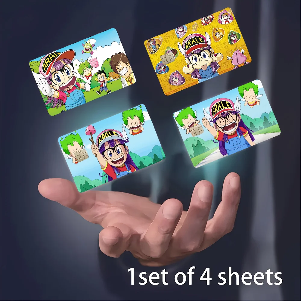 Arale Girl Maßgeschneiderte Anime Anime Cartoon Aufkleber Film Haut für Kreditkarte Debit Bank Bus Karte