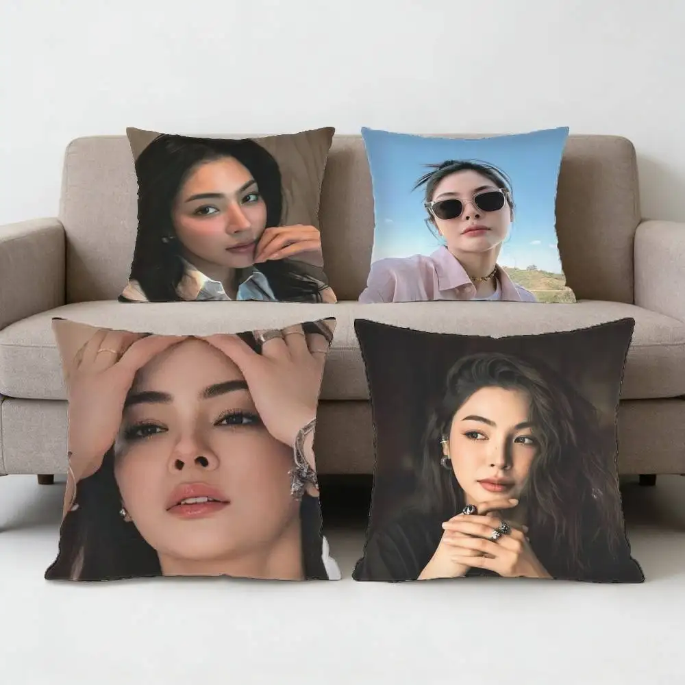

Thailand Actor Faye Peraya Pillow Case Sofa Living Room for Bedroom car Headboard Backrest Cushion Square Cushion Nap Time