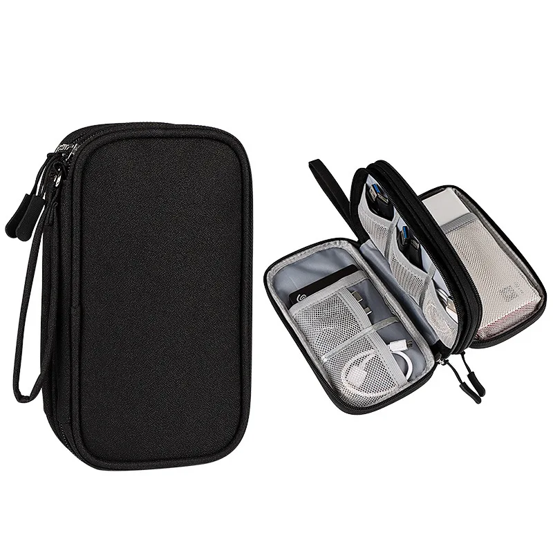 Travel Cable Bag Portable Digital Storage Pouch Waterproof Electronic Accessories Storage Bag Travel Organizer Cable Organizer