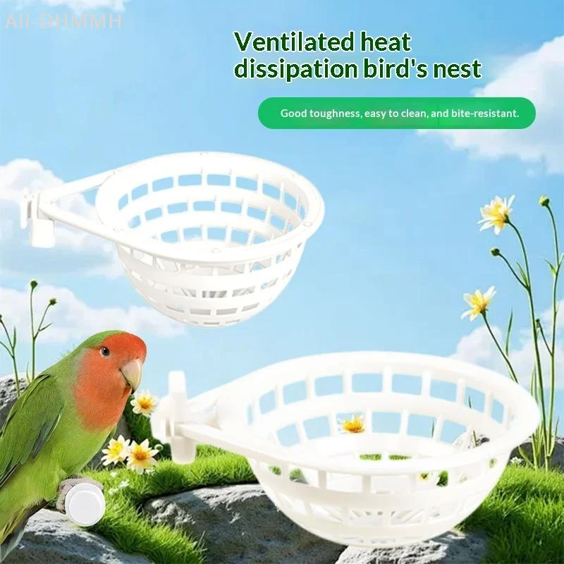 ZLinKJ Plastic Bird Breeding Nest Canary Nest Cage Breeding Resting Hatching Tools