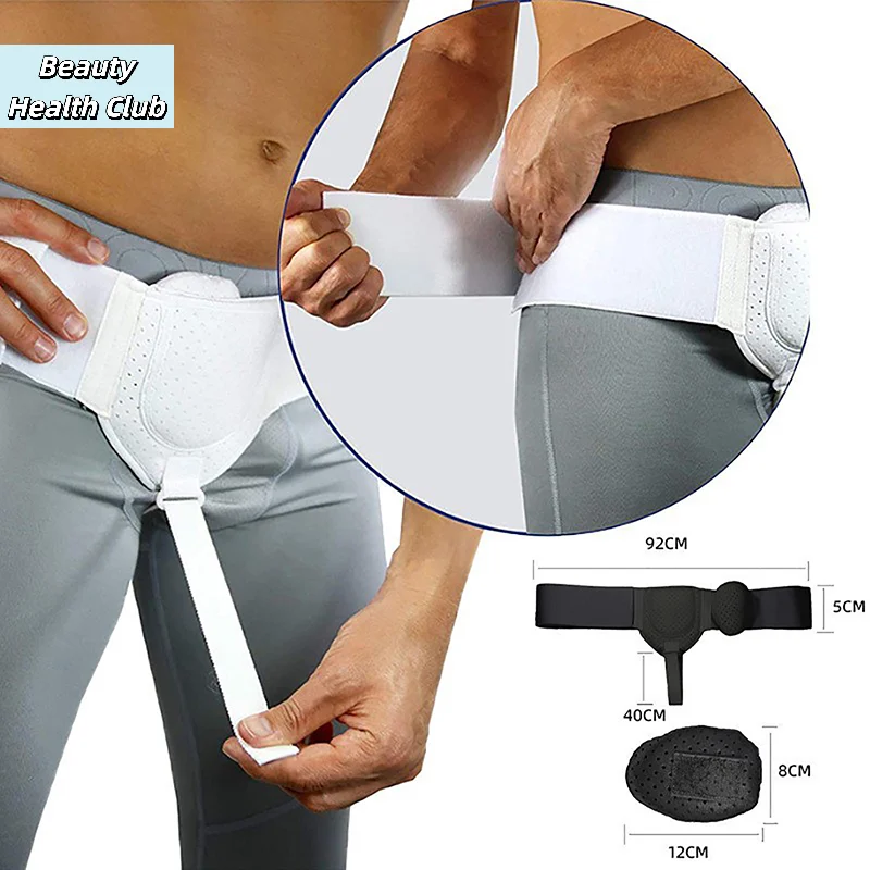 【1 cinturón de soporte para hernia, para hernia inguinal deportiva, alivio del dolor, correa de recuperación, cinturones transpirables para hernia】