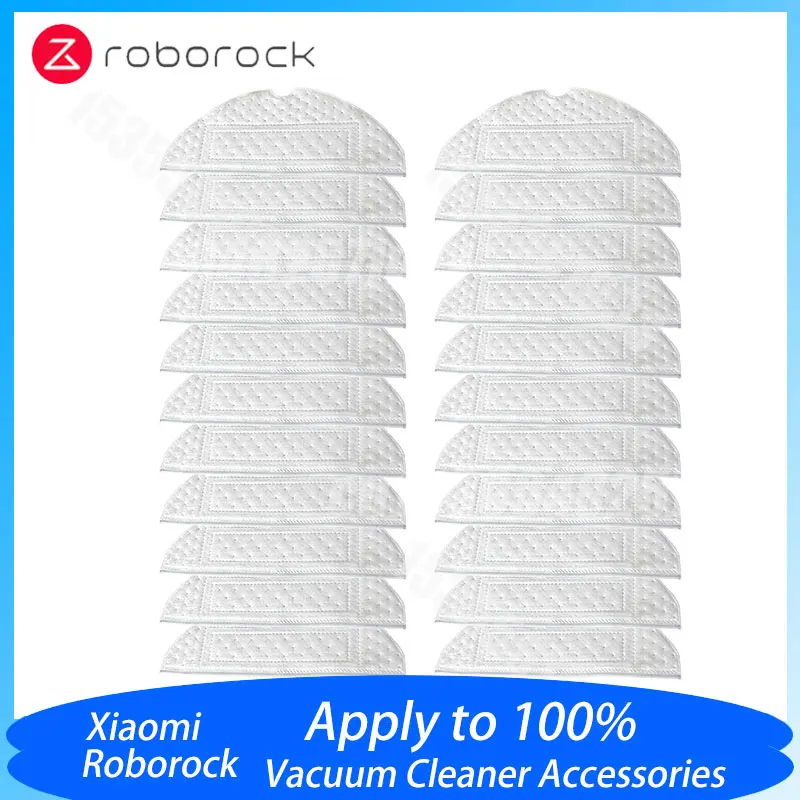 สำหรับ Xiaomi roborock T7S S7 T7S บวกกับ Q7 S8ใช้แล้วทิ้งไม้ถูพื้นผ้าเช็ดทำความสะอาดแบบเปียก