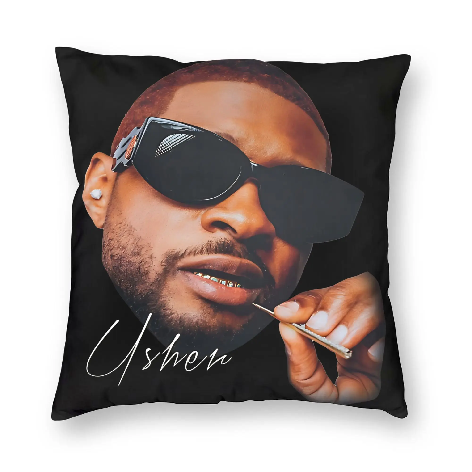 Pillow Cover Chris Brown And Usher The Rb Tour  Raymond And Brown Novelty Pillow Case For Office Car Home Decor Pillowcases