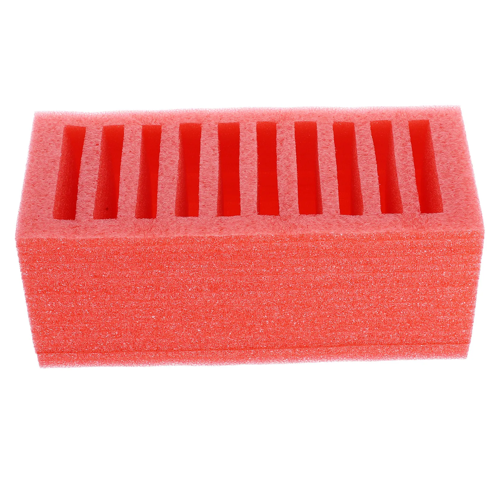 

Foam Mobile Phone Organizer Box 10 Grids for Classroom Office Desktop Storage Cell Phone Holder Meeting Room Management Tray