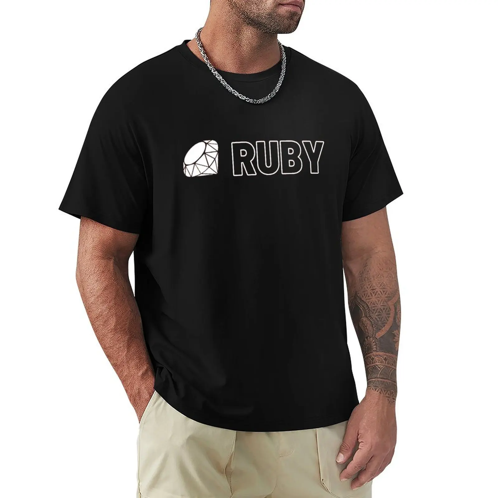 Ruby Programming T-Shirt men t shirt cotton 100% T-Shirt