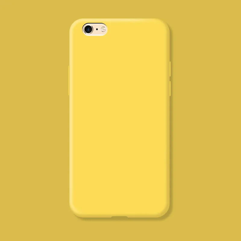 Fundas 원래 케이스 iphone 6 6s 충격 방지 액체 실리콘 보호 전화 뒷면 커버 iphone6 ​​Plus