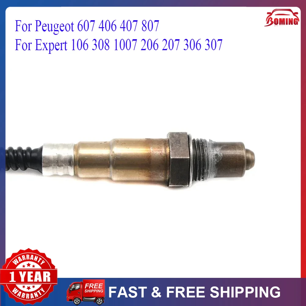 

Новый автомобильный датчик соотношения воздуха и топлива Лямбда O2 0258006185 подходит для Peugeot 607 406 407 807 Expert 106 308 1007 206 207 306 307