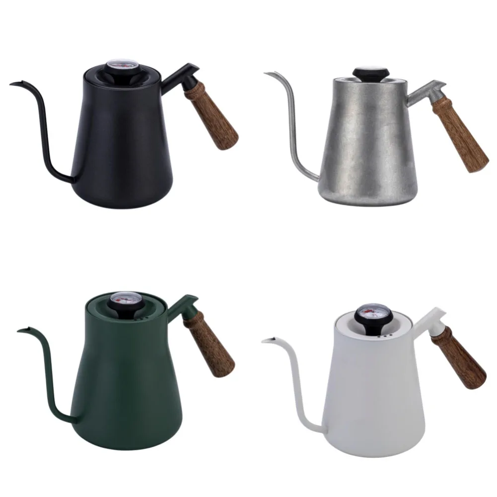 Imagem -05 - Despeje sobre Chaleira de Café Gooseneck Spout Cafeteira Gotejamento Cafeteira Longo Estreito 650 ml 850ml Aço Inoxidável