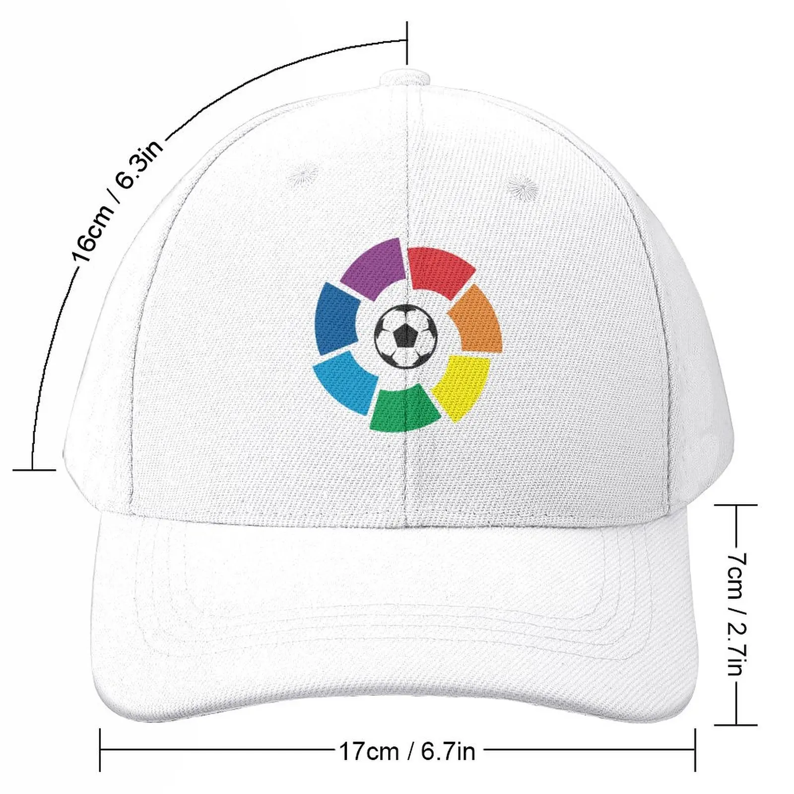 La Liga logo Baseball Cap Hat Man For The Sun Rave Designer Man Women's