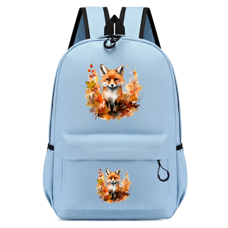 Dschungel Fuchs drucken Schult aschen für Schüler Mädchen Rucksack Cartoon Tiere Kinder Rucksack zurück in die Schule Kindergarten Rucksack