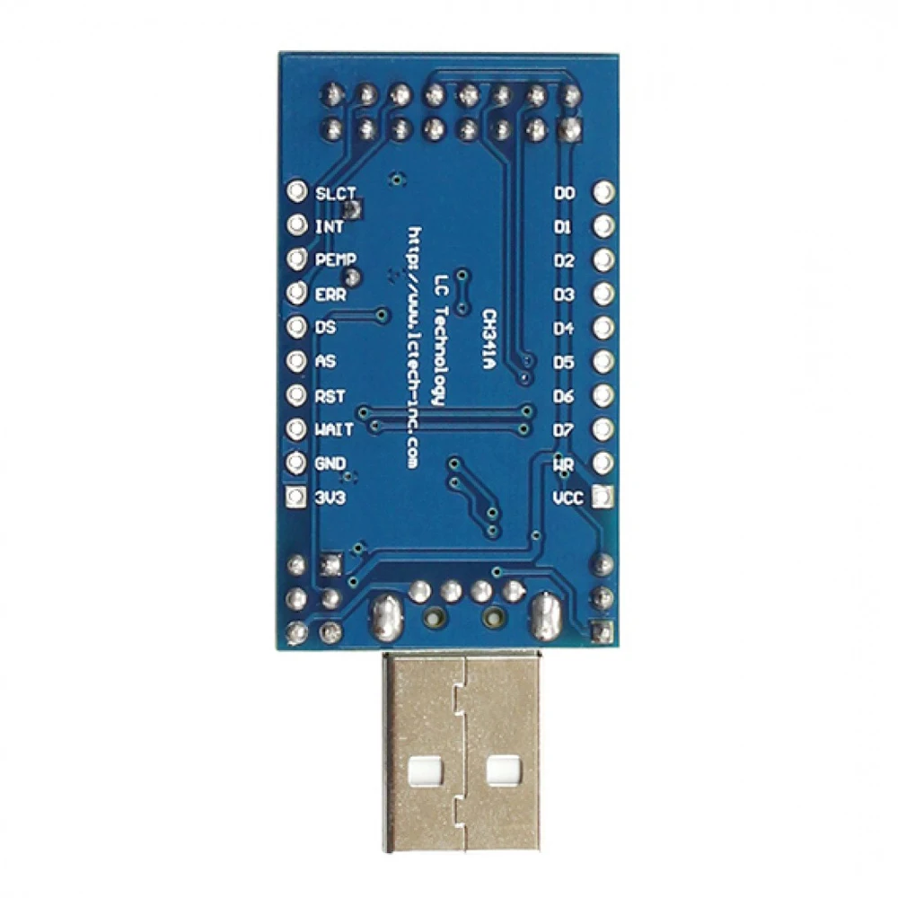 CH341A USB Converter Module USB to UART IIC SPI TTL ISP EPP/MEM Parallel Port Converter with UART/I2C/SPI Status Indicator Light