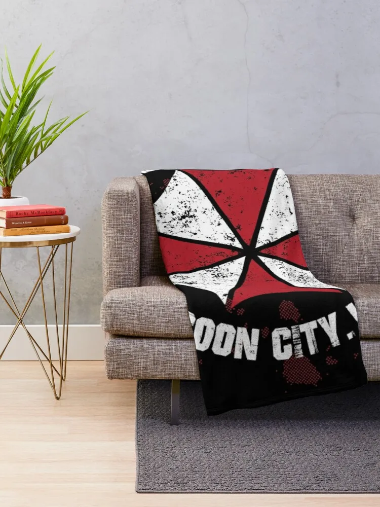 Umbrella Corporation Throw Blanket For Sofa Thin wednesday christmas gifts Hair Blankets