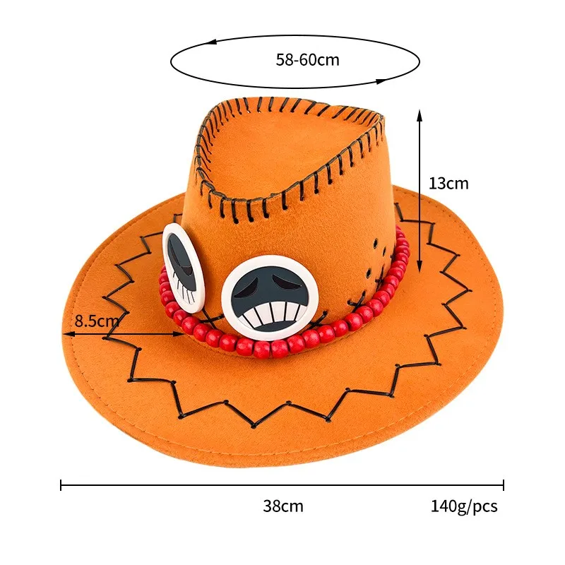 Jednoczęściowy Portgas D Ace słomkowy kapelusz luffy\'ego Chopper Trafalgar Law czapka z daszkiem dla dorosłych Unisex kapelusz typu Bucket