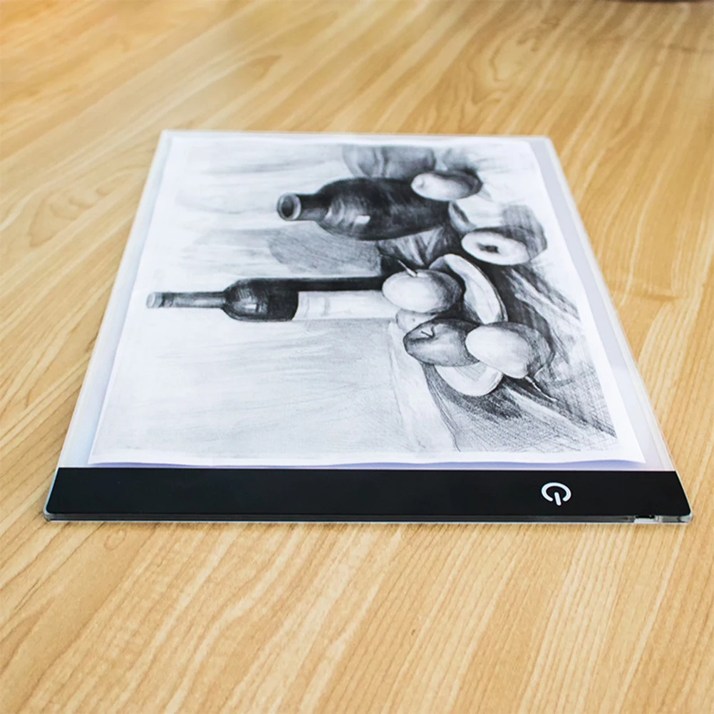 

LED Copy Board LED Painting Drawing Board LED Copy Plate Through Writing Board (A4 Style 1, with Cable)