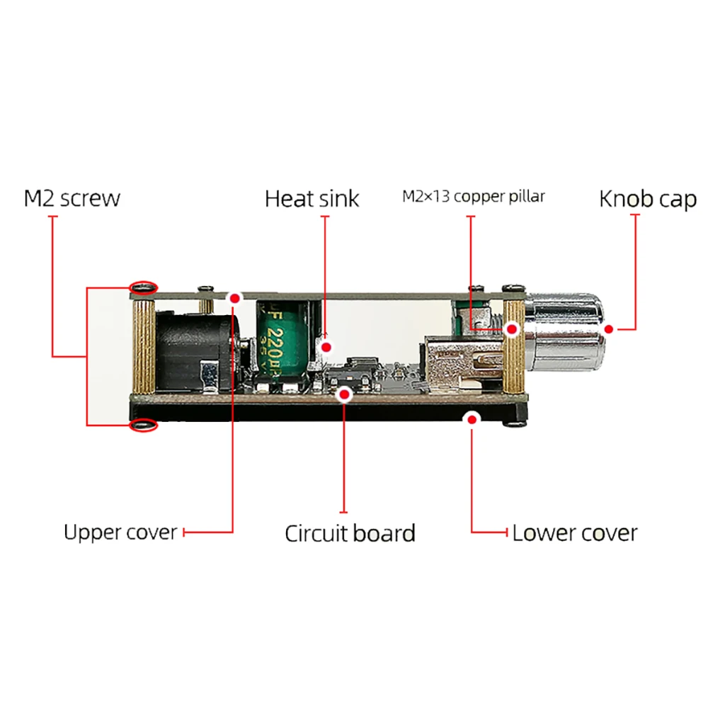 50W+50W App Control Bluetooth 5.0 Digital Power Amplifier Board Dual Channel HiFi Audio Amp AUX USB for Home Speaker Subwoofer