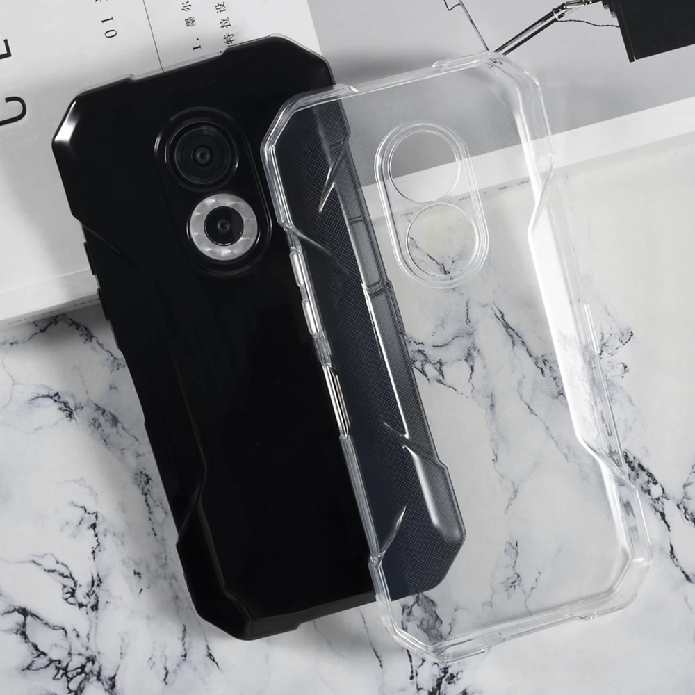 S61 حافظة ماتي لينة سيليكون غطاء خلفي من البولي يوريثان ل Doogee S61 برو جراب هاتف سليم شوك برو