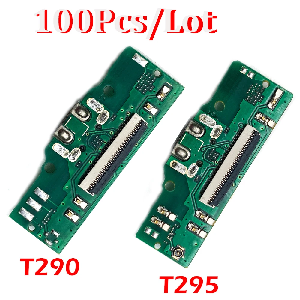 

100Pcs，NEW Tested USB Charging Port Mic Microphone Dock Connector Board Flex Repair For Samsung Tab A 8.0 2019 SM-T290 T290 T295