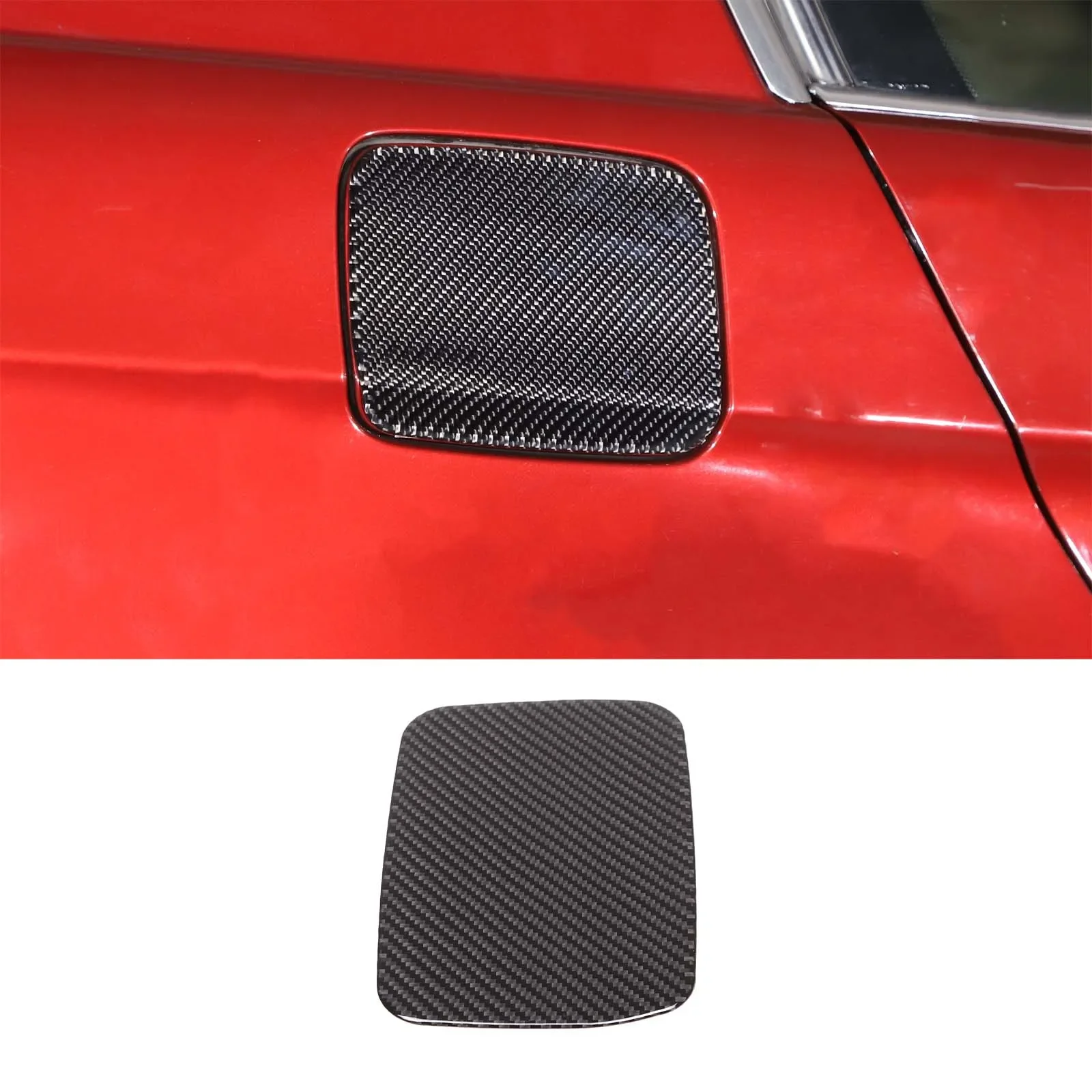 

For BMW 3 Series E90 2005-2012 Car Fuel Tank Cap Panel Decorative Sticker Soft Carbon Fiber Exterior Accessories