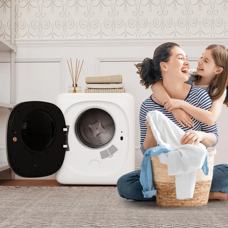 

Portable Clothes Dryer Compact Drying Machine 800W Electric Laundry Dryer