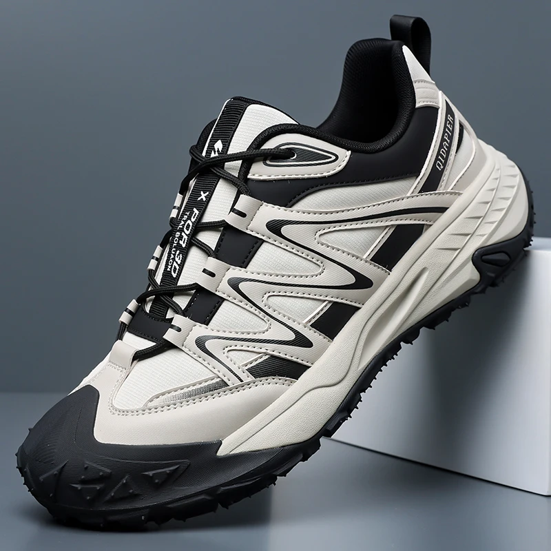 Men Hiking Sneakers Wear-resistant Tactical Boots Non Slip Outdoor Sports Shoes for Trekking Camping