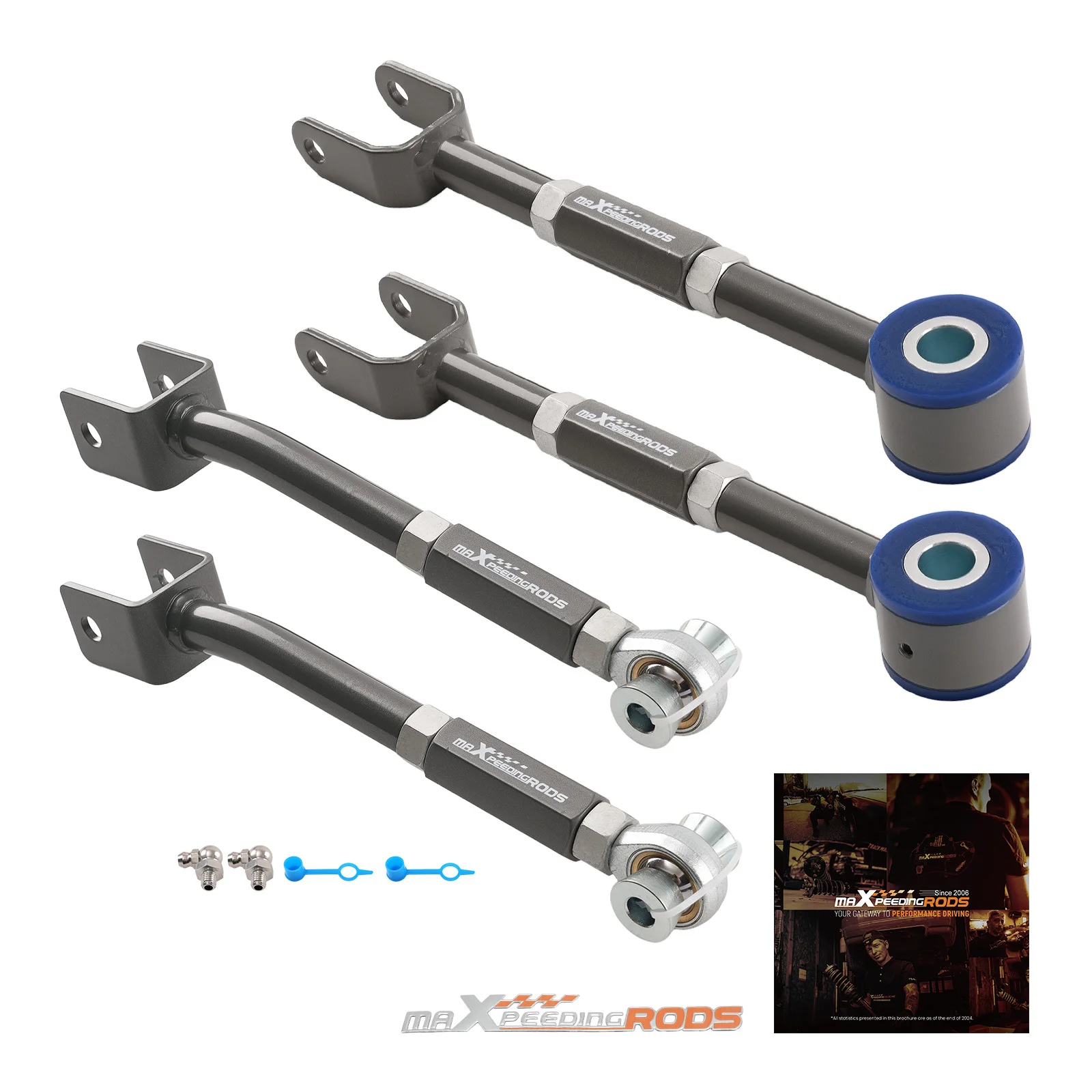 MaXpeedingrods Adjustable Rear Camber Arm + Toe Traction Alignment for Nissan 350Z Z33 Altima Maxima RWD FWD for Infiniti G35