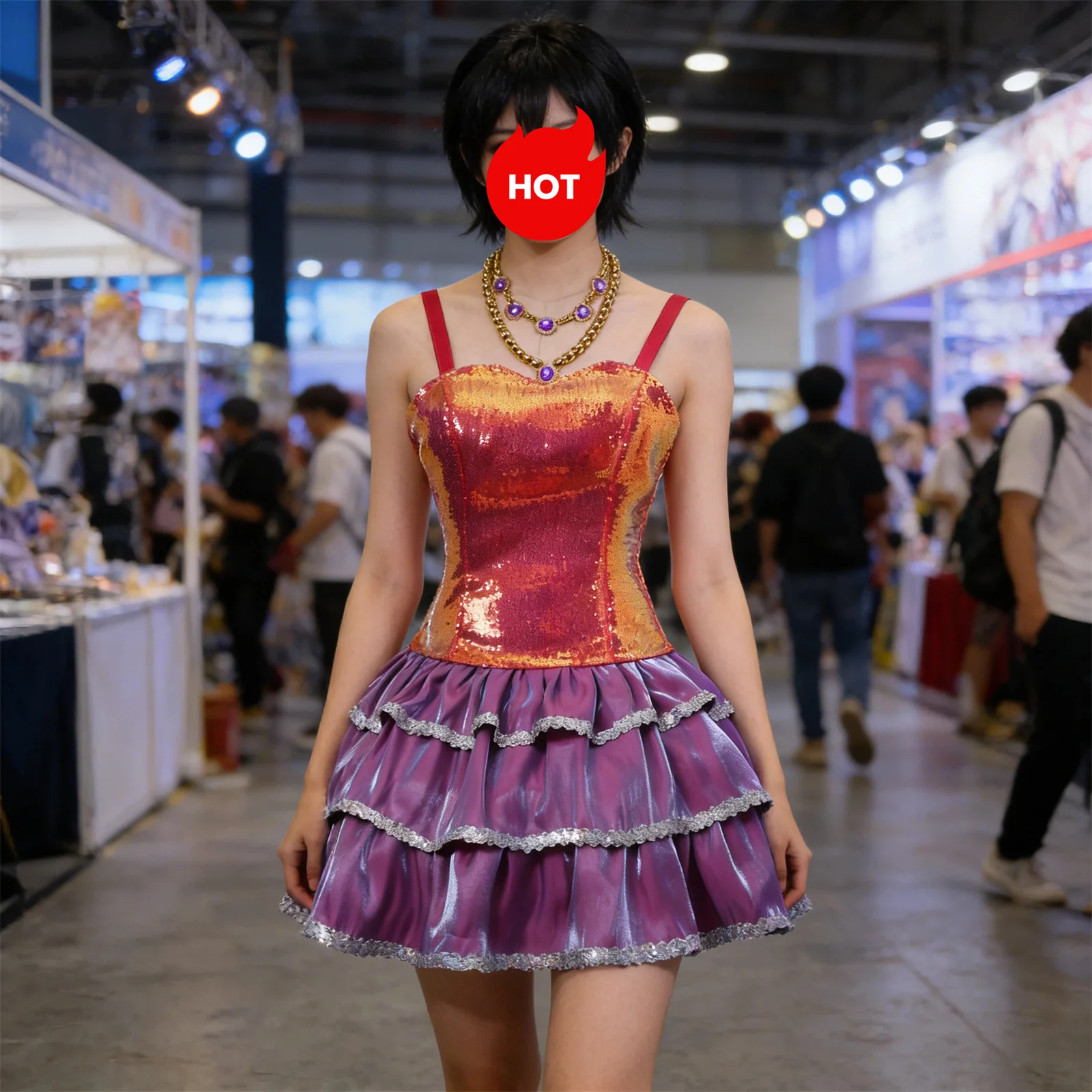 

Костюм для косплея принцессы Барб из аниме «Жизнь в Доме мечты» для женщин, наряд для Хэллоуина и карнавала