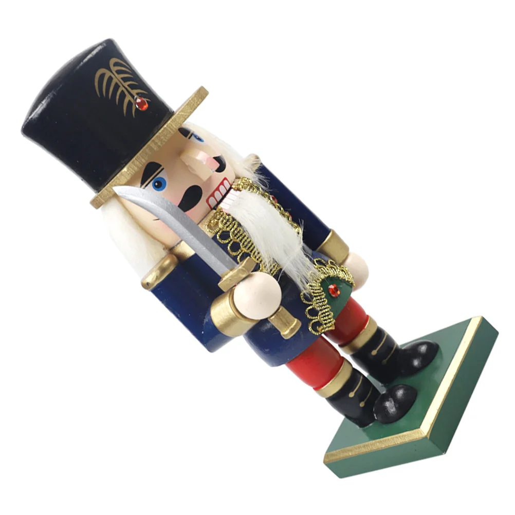 

Nutcracker Decor Unique Christmas Ornament For Home Living Room Bedroom Desktop Wooden Nutcrackers Decoration Gift