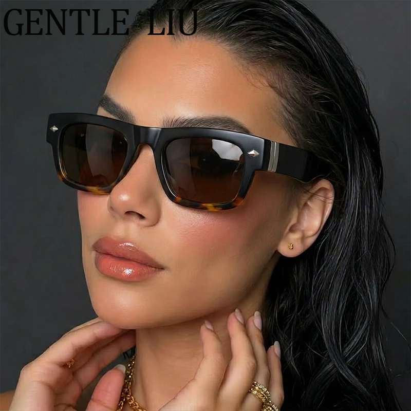 

Vintage Square Sunglasses Women 2026 Luxury Brand Designer Steampunk Photochromic Sun Glasses For Ladies Driving Eyewear Shades