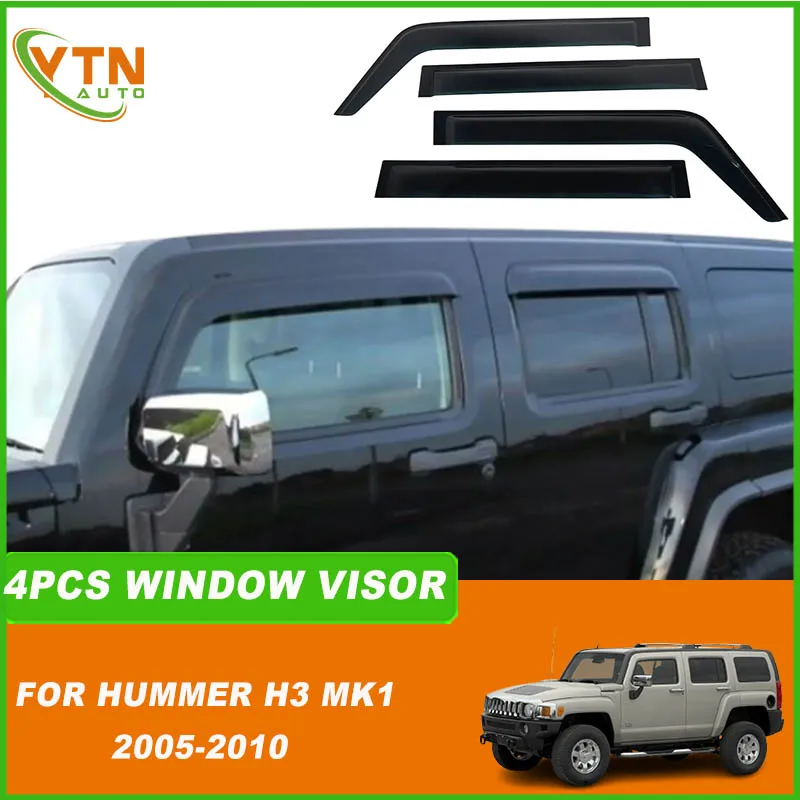 

Для Hummer H3 MK1 2005 2006 2007 2008 2009 2010 дефлекторы боковых окон автомобиля козырьки