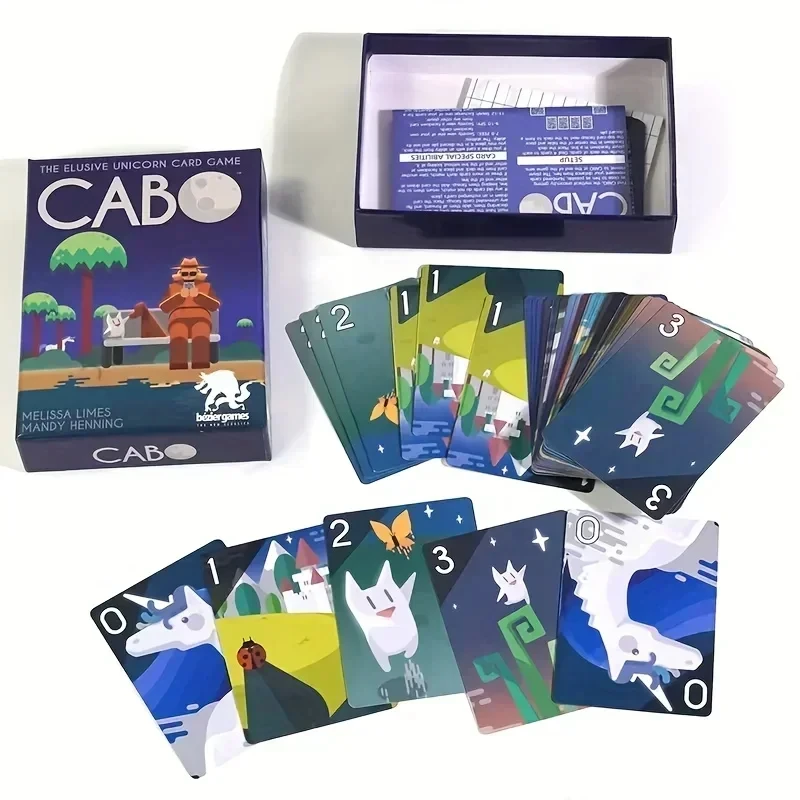 Juego de cartas CABO adecuado para coleccionistas, baraja de fiesta navideña, favores, regalos de Halloween, regalos de Navidad