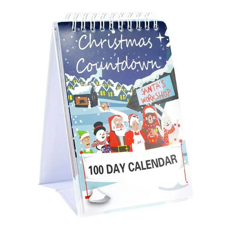 100 Days Christmas Countdown Creative Decorative Christmas Countdown Calendar Standing Advent Calendar For Christmas Gifts