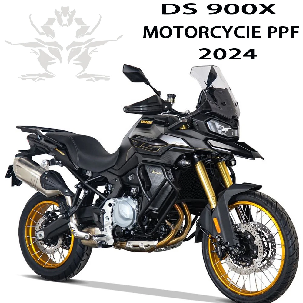 For VOGE DS 900X Paint Protection Film Special Real TPU Transparent Anti -Scratch 2024 Motorcycle Kit  Fits DS 900X PPF