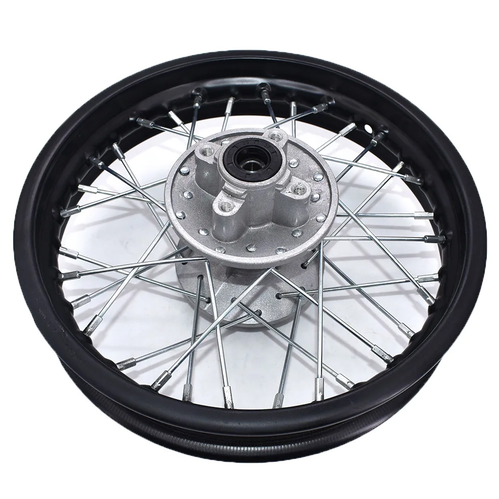 Off Road motorcycle 1.85-12 inch Iron wheel rim Circle Can Fit for 80 / 100-12 inch rear wheel