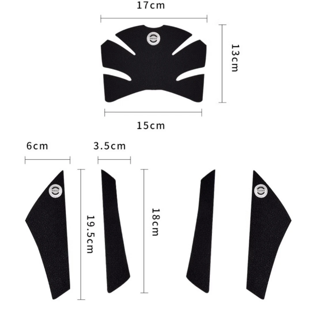 for Kawasaki z900rs 2017-2022 fuel tank sticker anti-scratch modified fishbone sticker black protective body sticker