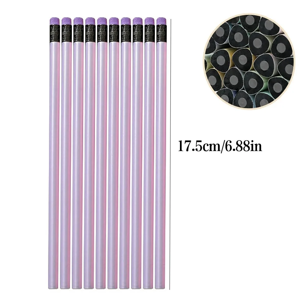 Customized Pearlescent Colored Pencils with Personalized Text or Important Dates, 70-Piece Creative Stationery Set for Students, Suitable for Office and School Use. Back-To-School Season Gift. Sketching Pencils with Erasers, Student Gifts, Personalized Gifts