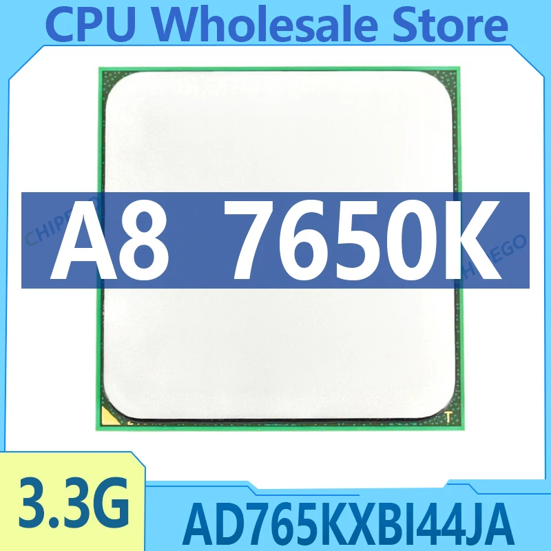 A8-Series A8 7650 A8 7650K 3.3GHz Quad-Core CPU Processor AD765KXBI44JA Socket FM2+