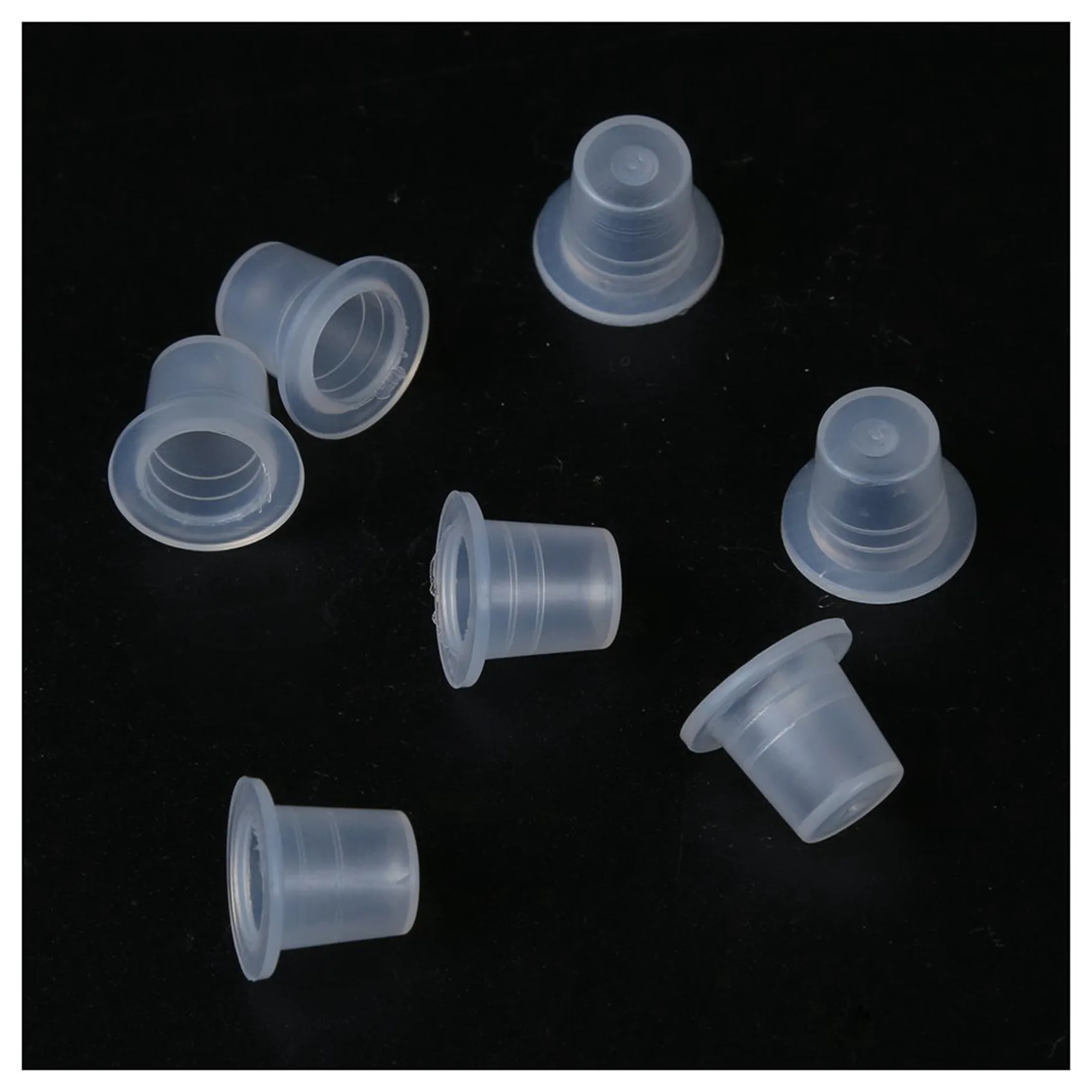 

A65T-1000 Pcs 8Mm Small Tattoo Ink Cups Caps For Needle Tip Grip Power Supply Sm