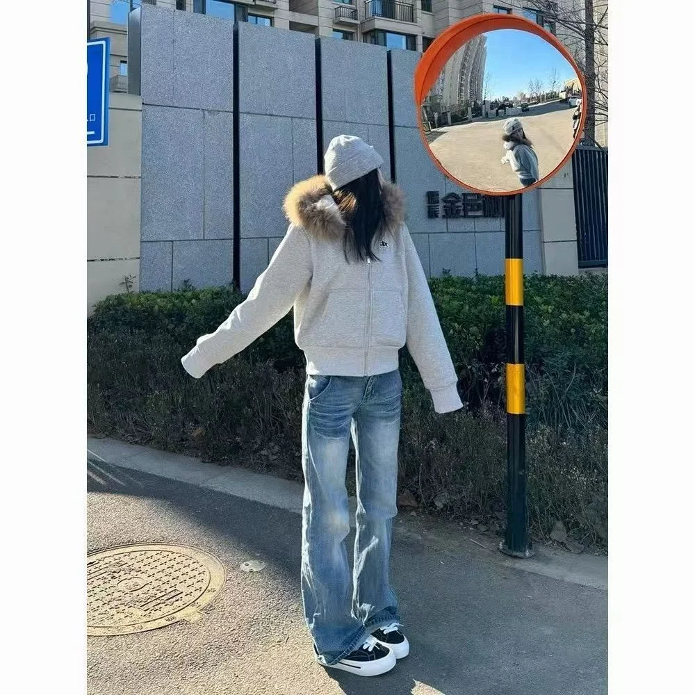 

Джинсы Bootcut Y2K размера плюс, женская рабочая одежда со швом до щиколотки, японская женская одежда на пуговицах, качественная уличная одежда, удобная эластичная женская одежда со средней талией