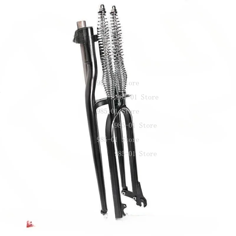 20/24/26/29 Inch Bicycle Front Fork, Low Rider Dual Spring Retro Disc Brake Accessories