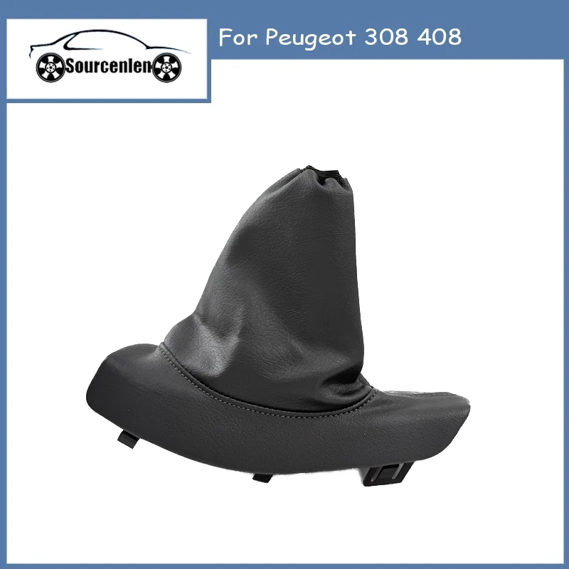 

Handbrake Dust Cover Parking Handle Leather Cover 7591A2 1606399480 for Peugeot 308 408