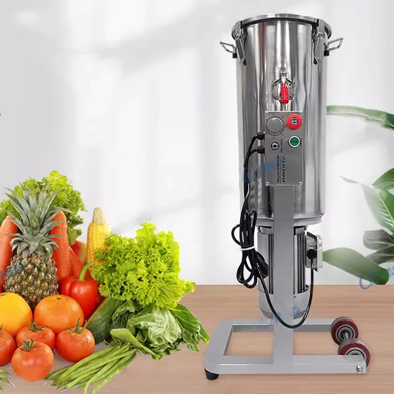 Espremedor de vegetais industrial comercial, máquina liquidificador, misturador de alimentos poderoso, triturador de vegetais, moedor 45l-80l