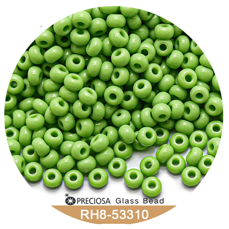 Hot Selling Preciosa Rocailles Round Hole 8/0 Beads 3 Mm 15 Color Natural Opaque 5g Charms for Bracelets  Jewelry Making